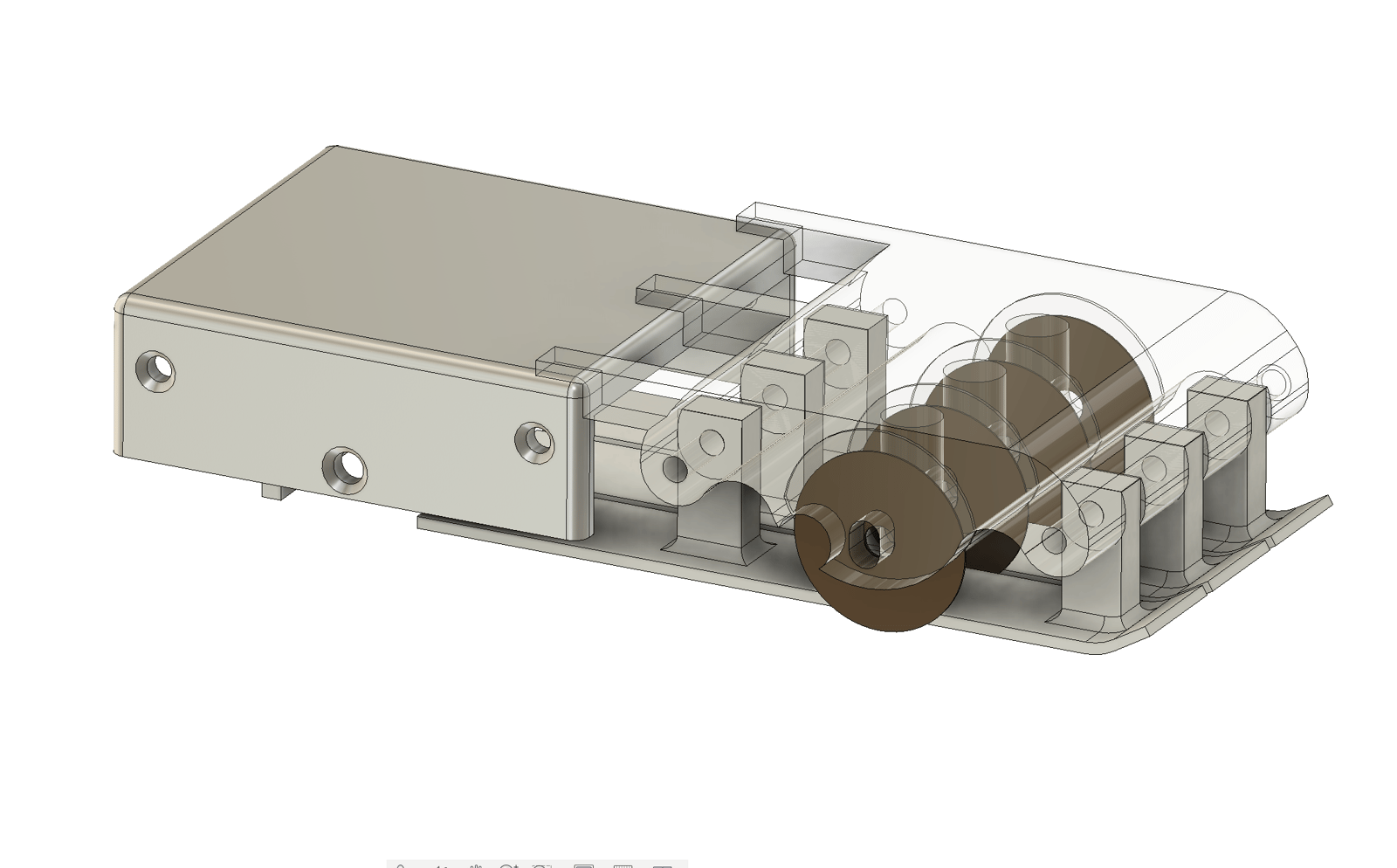 Production CAD model in Fusion 360